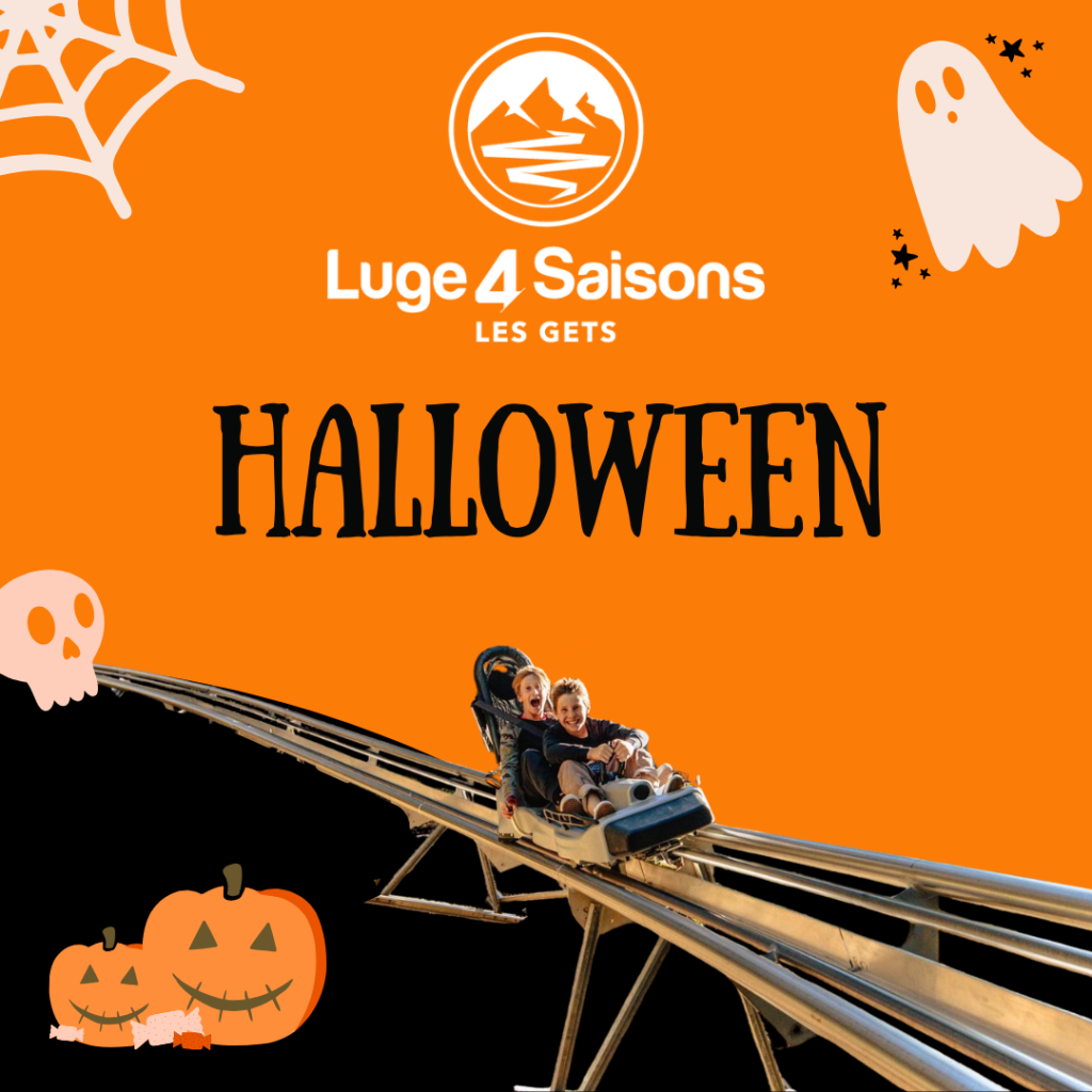 Halloween débarque à la luge 4 saisons des Gets !